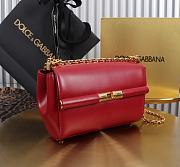 Okify Dolce & Gabbana Marlene Bag In Red 18x10.6x7cm - 3