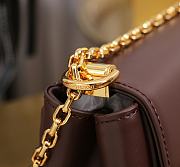 Okify Dolce & Gabbana Marlene Bag In Dark Brown 18x10.6x7cm - 3