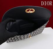 Okify Dior 30 Montaigne Blue Oblique Avenue Pouch With Flap 30x2x18cm - 6