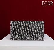 Okify Dior 30 Montaigne Blue Oblique Avenue Pouch With Flap 30x2x18cm - 3