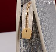 Okify Dior 30 Montaigne Dea Pouch In Gray Oblique 30cm - 4