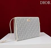 Okify Dior 30 Montaigne Dea Pouch In Gray Oblique 30cm - 3