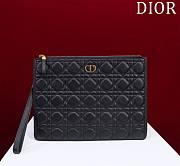 Okify Dior Caro Pouch In Black Matte 30cm - 1