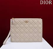 Okify Dior Caro Pouch In Beige Matte 30cm - 1