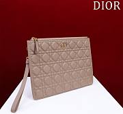 Okify Dior Caro Pouch In Light Pink Matte 30cm - 4