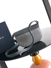 Okify Dior Small Saddle Messenger Bag With Flap For Men 19.5x13x4.3cm - 4