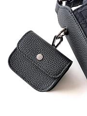 Okify Dior Mini Bucket Bag In Black Oblique And Calfskin For Men 22x13.5x7cm - 4