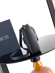 Okify Dior Mini Bucket Bag In Black For Men 22x13.5x7cm - 3