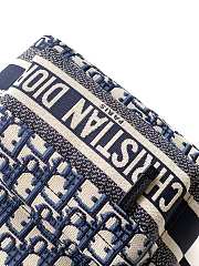 Okify Dior Mini Backpack In Blue Oblique 21.5x13x31.5cm - 2