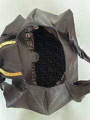 Okify Fendi Spy Large Bag In Dark Brown 48x20x22cm - 6