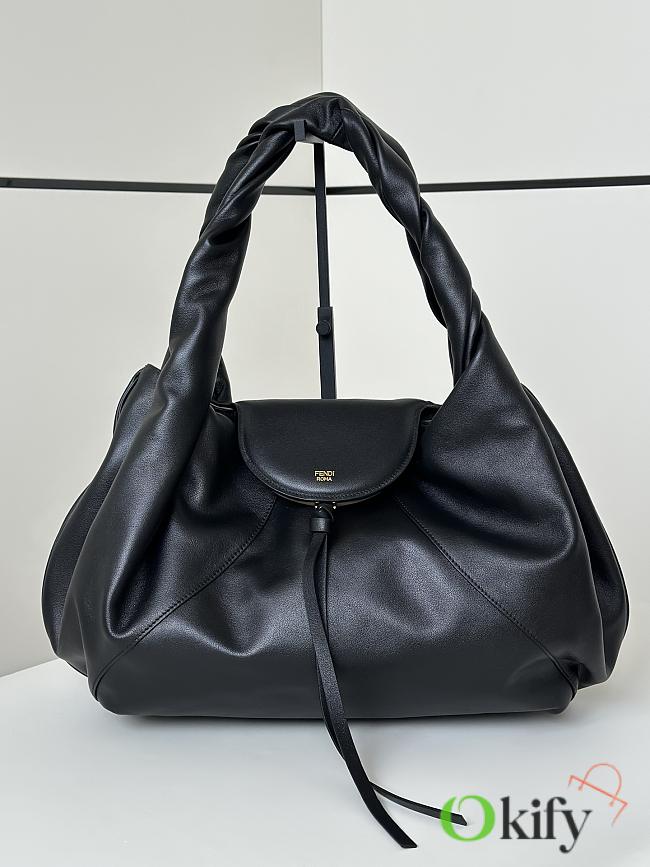 Okify Fendi Spy Large Bag In Black 48x20x22cm - 1