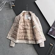 Okify Brunello Cucinelli White Bomber Jacket With Quilted Lining For Men  - 5