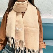 Okify Louis Vuitton Nude Cashmere Scarf 180x32cm - 1