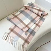 Okify Loewe Pink Cashmere Scarf 180x38cm - 4