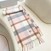 Okify Loewe Pink Cashmere Scarf 180x38cm - 3