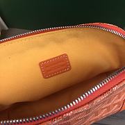 Okify Goyard Vendôme Cosmetic Pouch In Orange 18x13.5x7cm - 6