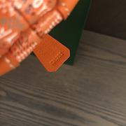 Okify Goyard Vendôme Cosmetic Pouch In Orange 18x13.5x7cm - 4