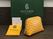 Okify Goyard Vendôme Cosmetic Pouch In Yellow 18x13.5x7cm - 2