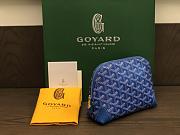 Okify Goyard Vendôme Cosmetic Pouch In Blue 18x13.5x7cm - 3