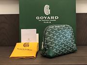 Okify Goyard Vendôme Cosmetic Pouch In Green 18x13.5x7cm - 5