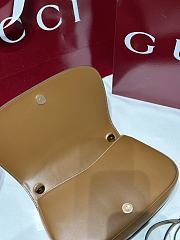 Okify Gucci Blondie Bag In Brown 27x18x7cm - 6