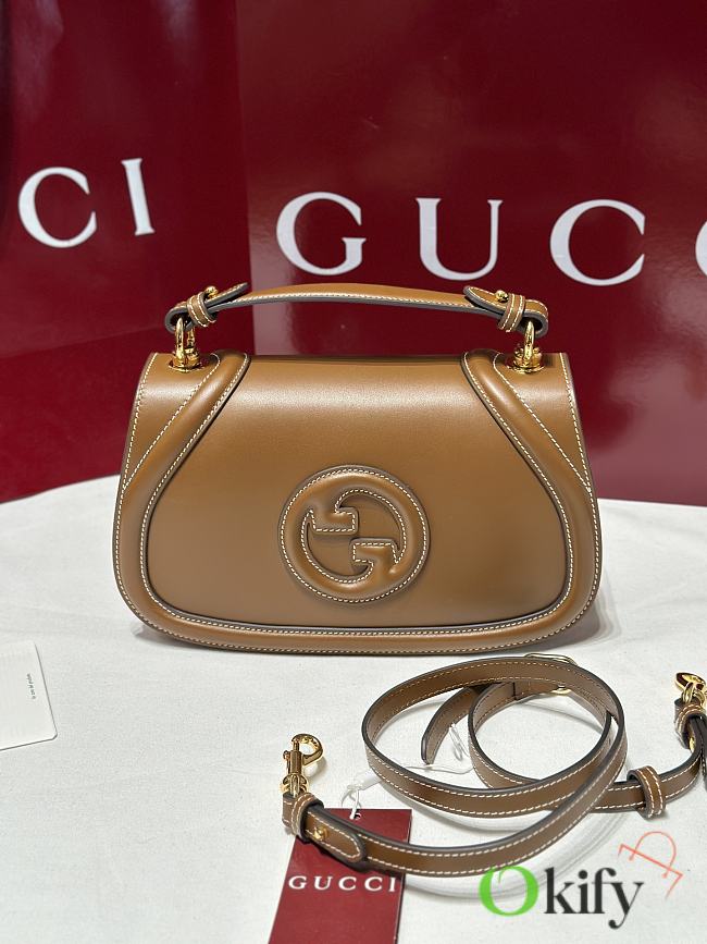 Okify Gucci Blondie Bag In Brown 27x18x7cm - 1