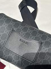 Okify Gucci GG Emblem Waist Bag In Black 28x17x6cm - 5