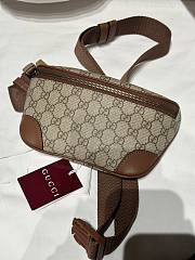 Okify Gucci GG Emblem Waist Bag In Brown 28x17x6cm - 1