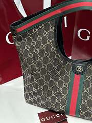 Okify Gucci Giglio Large Tote Bag In Black 60x47x16cm - 3