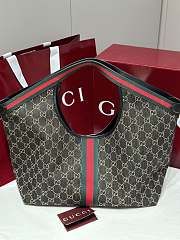Okify Gucci Giglio Large Tote Bag In Black 60x47x16cm - 5
