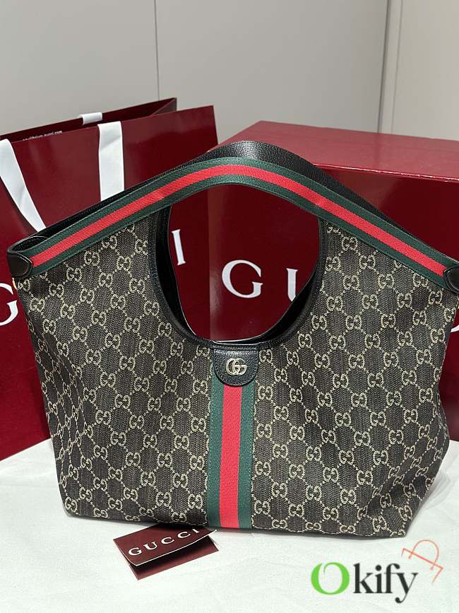 Okify Gucci Giglio Large Tote Bag In Black 60x47x16cm - 1