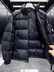 Okify Moncler Levitha Black Stand Collar Short Down Jacket Unisex - 5