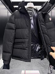 Okify Moncler Grenoble Kasanka Black Hooded Down Ski Jacket Unisex - 2