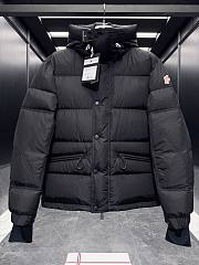 Okify Moncler Grenoble Kasanka Black Hooded Down Ski Jacket Unisex - 1