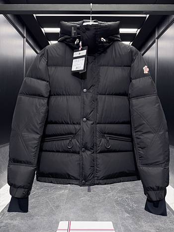 Okify Moncler Grenoble Kasanka Black Hooded Down Ski Jacket Unisex