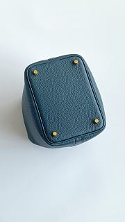 Okify Hermes Picotin Lock 18 In Blue 22x21x18cm - 5