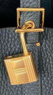 Okify Hermes Picotin Lock 18 In Blue 22x21x18cm - 2
