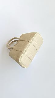 Okify Hermes Neo Garden Party Bag In Cream 23x16x10cm - 6