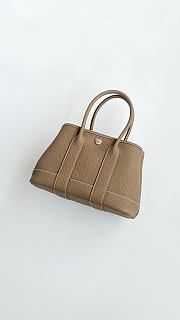 Okify Hermes Neo Garden Party Bag In Brown 23x16x10cm - 6