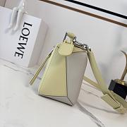 Okify Loewe Puzzle Edge Bag In Yellow And Gray 24x10.5x16.5cm - 6