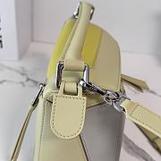 Okify Loewe Puzzle Edge Bag In Yellow And Gray 24x10.5x16.5cm - 2