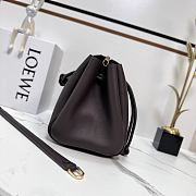 Okify Loewe Medium Madrid Bag In Dark Brown 28.5x11x23cm - 3