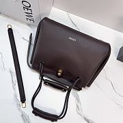 Okify Loewe Medium Madrid Bag In Dark Brown 28.5x11x23cm - 2