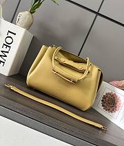 Okify Loewe Medium Madrid Bag In Yellow 28.5x11x23cm - 5