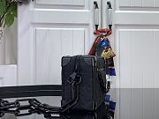 Okify Louis Vuitton Soft Trunk Bag In Black Taurillon M55702 18.5x13x8cm - 3