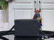 Okify Louis Vuitton Soft Trunk Bag In Black Taurillon M55702 18.5x13x8cm - 6