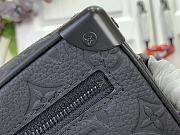 Okify Louis Vuitton Soft Trunk Bag In Black Taurillon M55702 18.5x13x8cm - 2