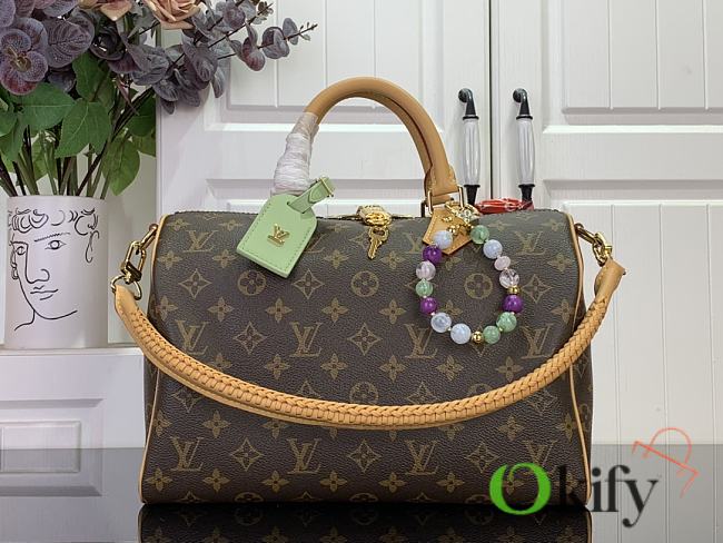 Okify Louis Vuitton Speedy Soft 30 Lucky Bag M15107 30x21x17cm - 1