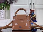 Okify Louis Vuitton Capucines Mini Bag In Brown With Cat M25874 21x14x8cm - 4