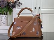 Okify Louis Vuitton Capucines BB Bag In Brown With Cat M25874 27x17.3x9cm - 4